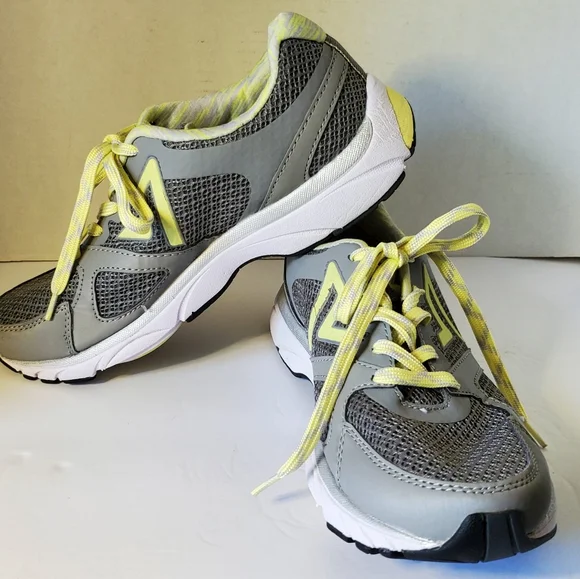 Vionic 335 Satima Sneakers Gray/Yellow Womens Size 7.5 - Picture 3 of 6